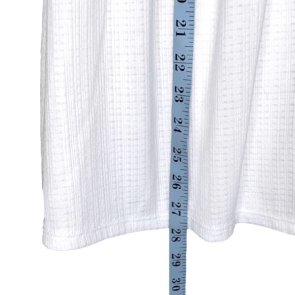 TORRID Babydoll Knit Top Short Sleeve Notch Neck Lace Trim White Women Plus SZ 1 - Picture 8 of 14